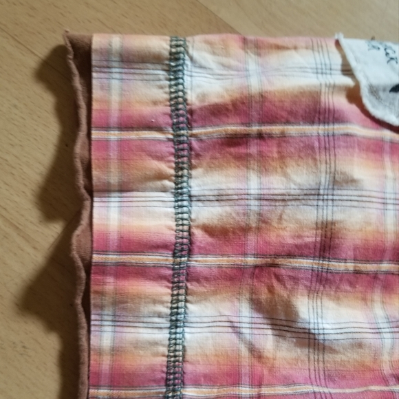 SARGENT PEPPER Rust Plaid Shirt (Size M) - Picture 8 of 13